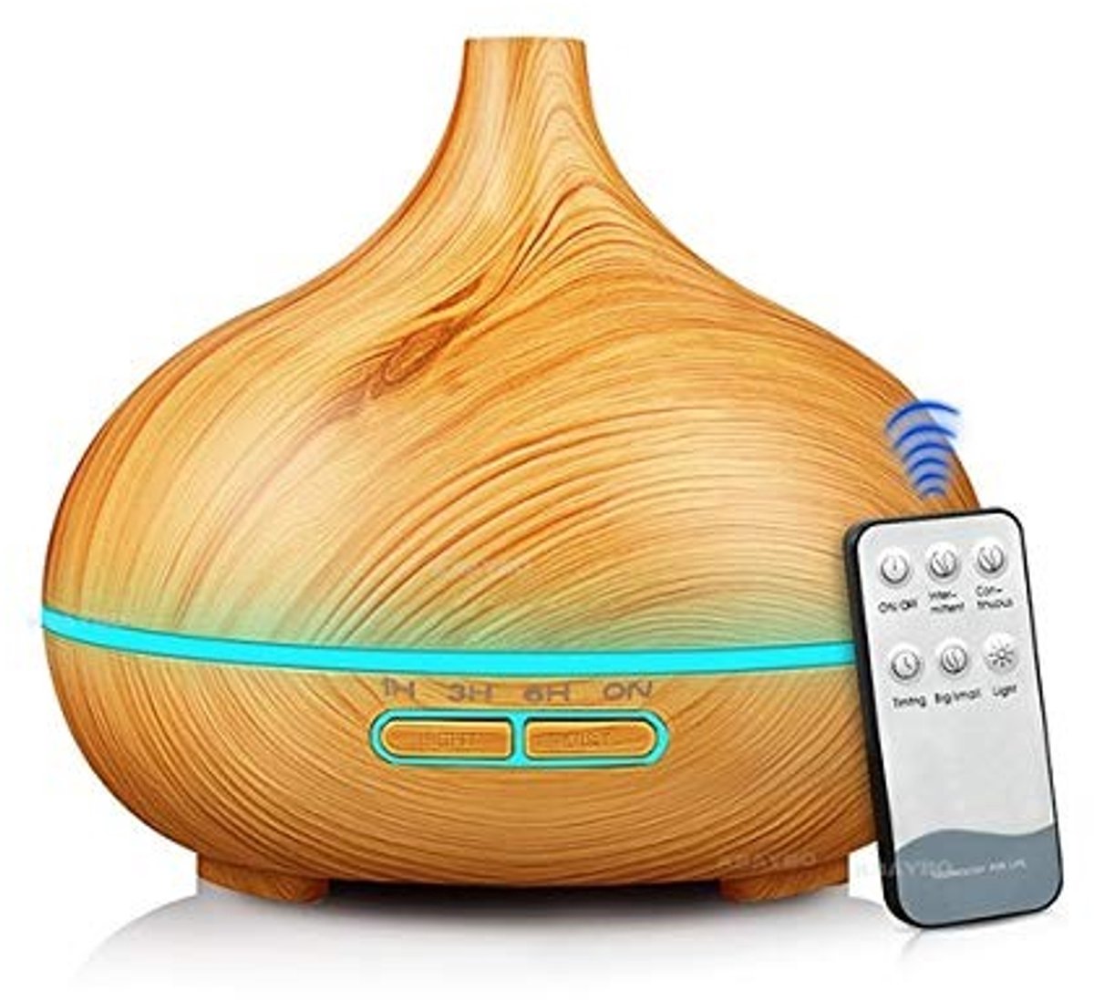 Omgoods - Aroma Diffuser en Luchtbevochtiger 400 ml van Hout