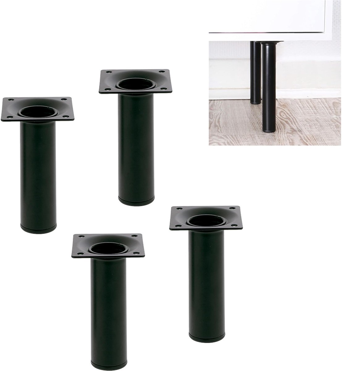 Omgoods - Metalen Meubelpoten voor Tafel of Sofa Ø 30mm