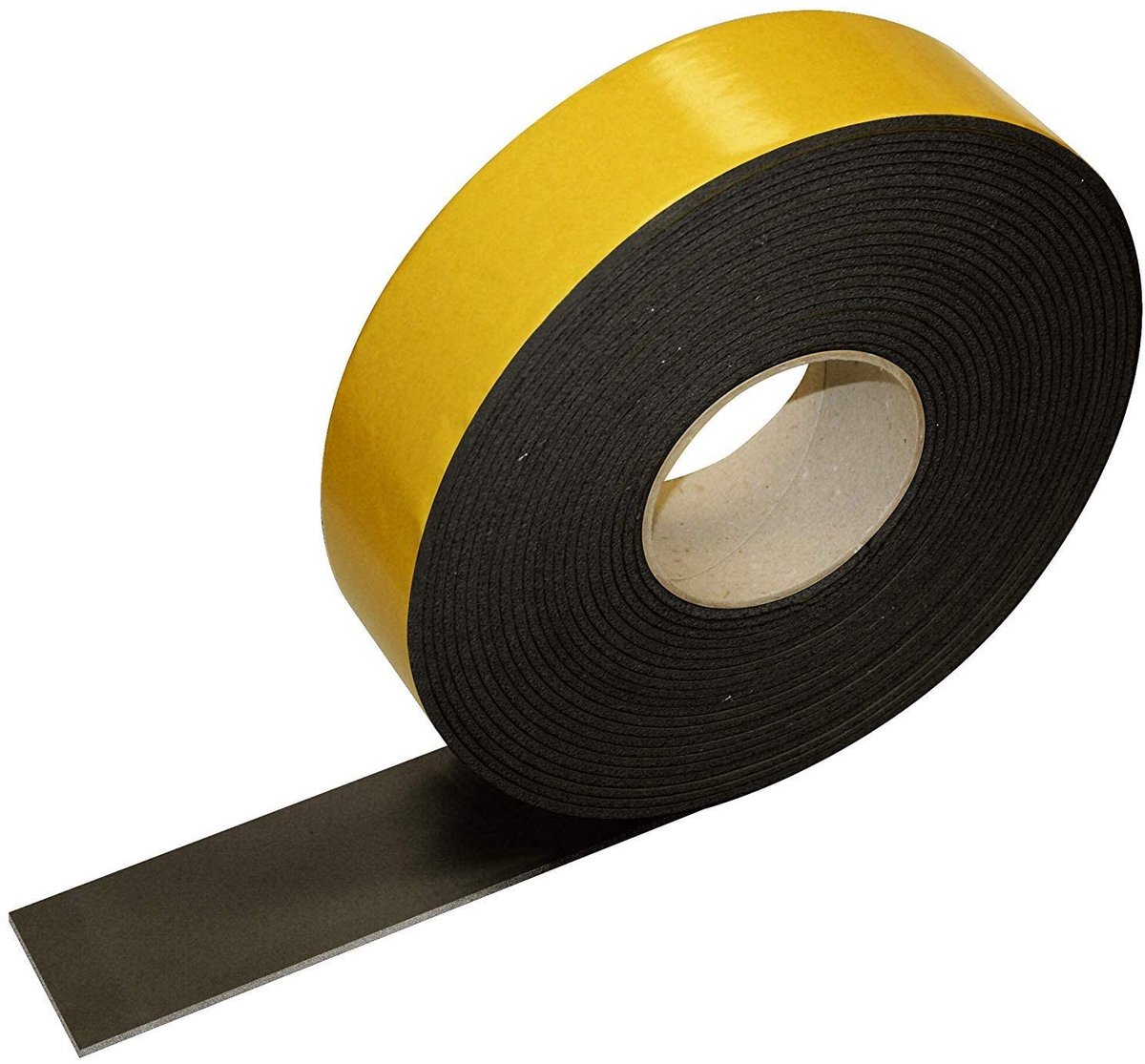Omgoods- Isolatietape Zwart - Zelfklevend - 3 mm x 50 mm x 15 m - Koude-isolatie - Energie besparen - Voorkomen van condensaanslag