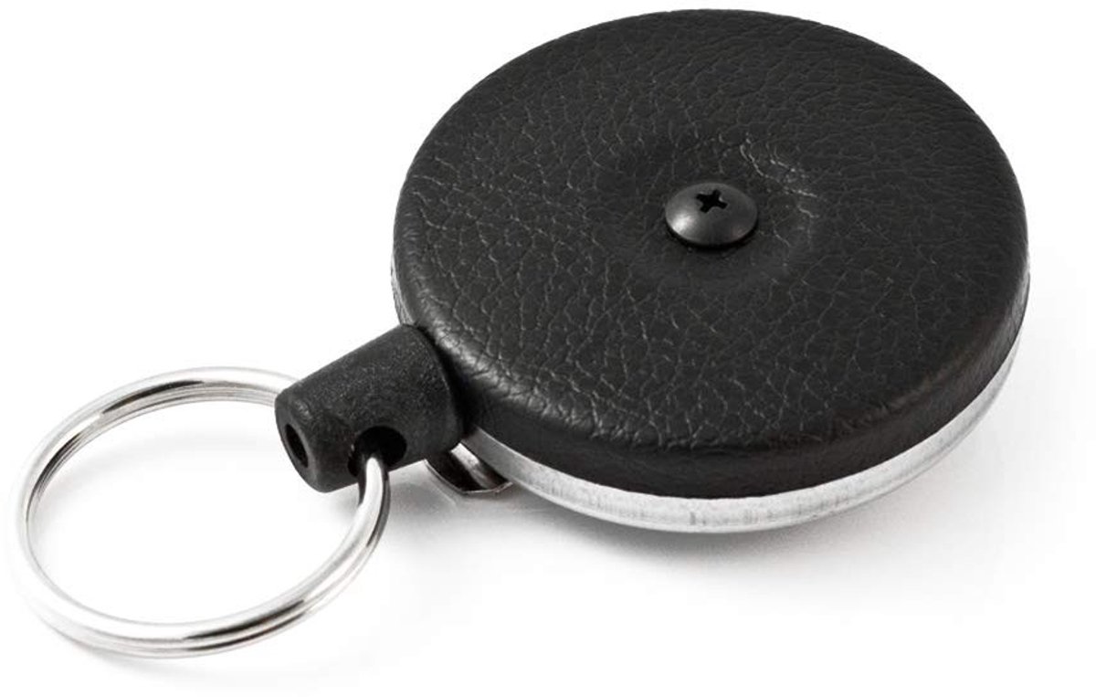 Omgoods - Sleutelrol met Kevlar Koord en Clip Zwart