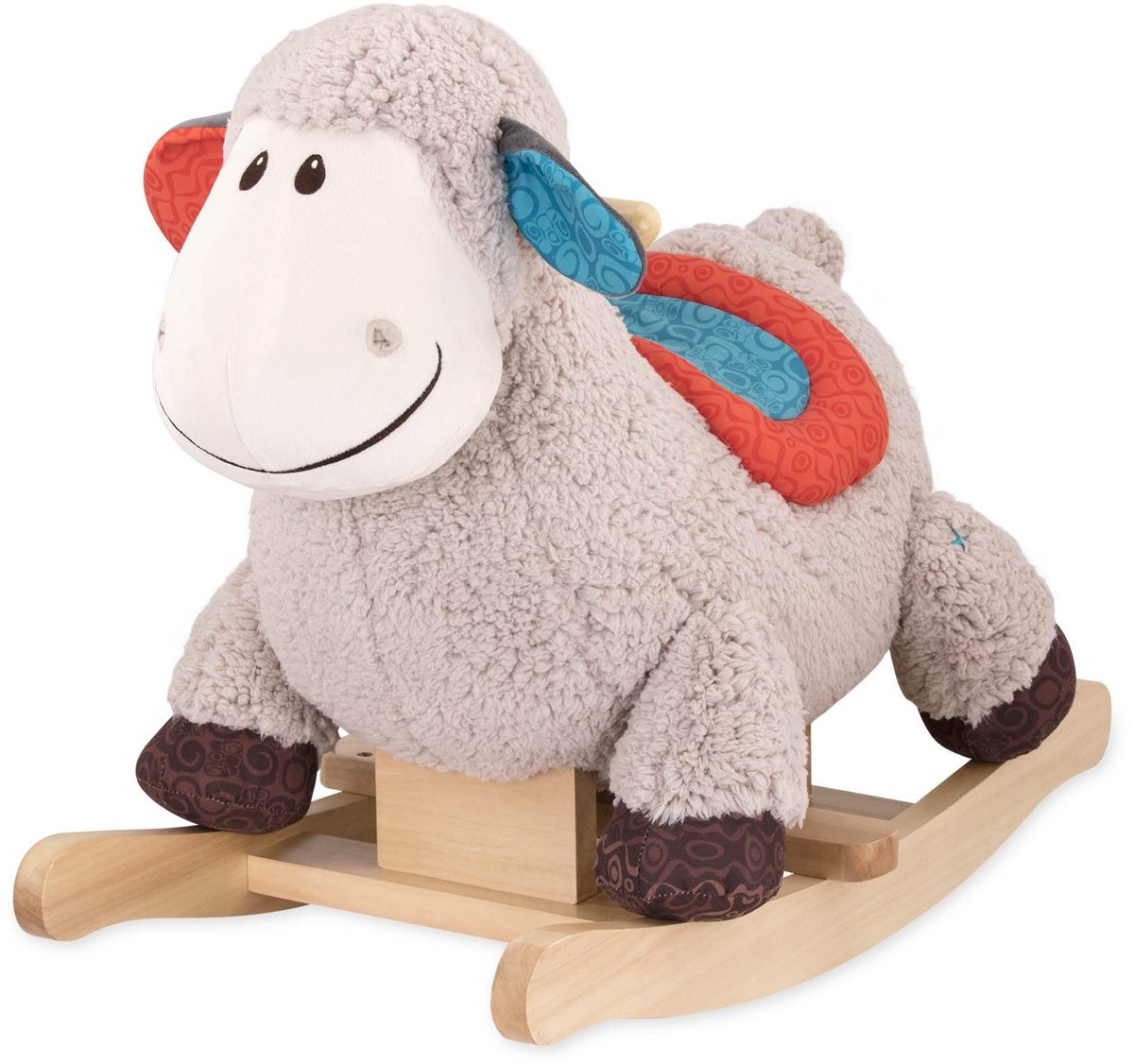 Omgoods - Pluche Schommel Schaap voor Kinderen vanaf 18 Maanden