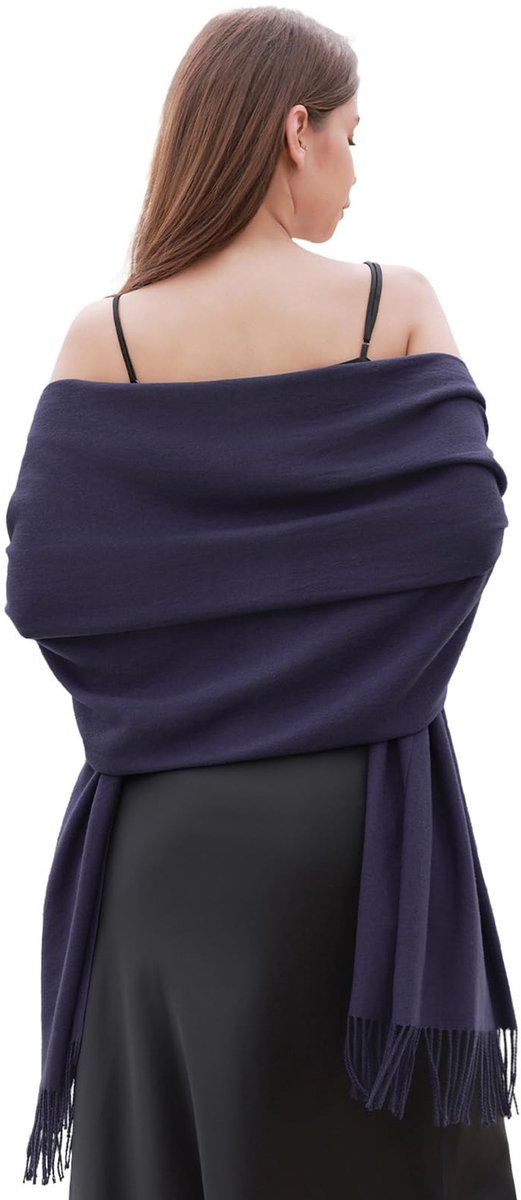 Omgoods - Elegante Dames Sjaal voor Winter en Feestelijke Gelegenheden