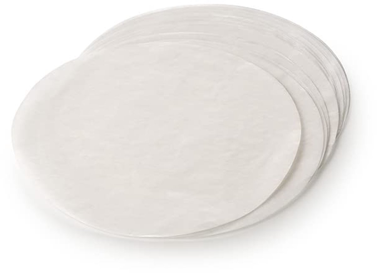 Buddy's BBQ 66617 - Separator papier voor tortilla pers - 100 vellen rond Ø 20 cm