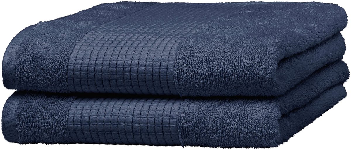 Omgoods - Set van 2 Badhanddoeken 50x100 cm - Hoog Absorberend en Pluisvrij - 100% Katoen - Oeko-Tex