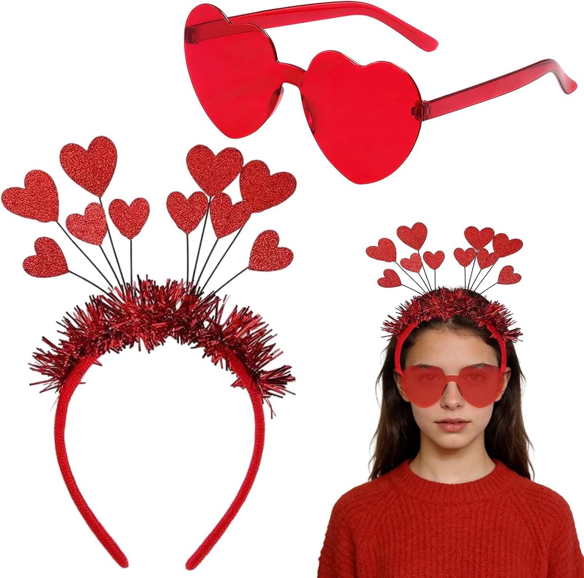 Cosplay hoofdband voor Valentijnsdag - Perfect voor feestjes, kostuums en thema-evenementen