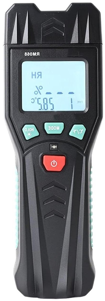 Digitale Anemometer - Windmeter Windsnelheidmeter - Buitenmetingen Verrichten - LCD Achtergrondverlichting - 5 Snelheidseenheden - Zwart