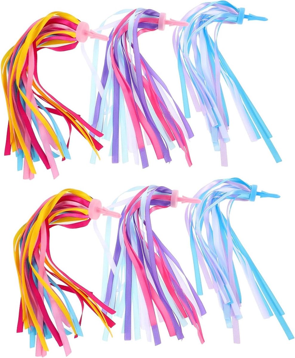 Kinderfiets Streamers Stuur Tassels Fiets Decoratie Snel te Installeren 28 cm kleuren