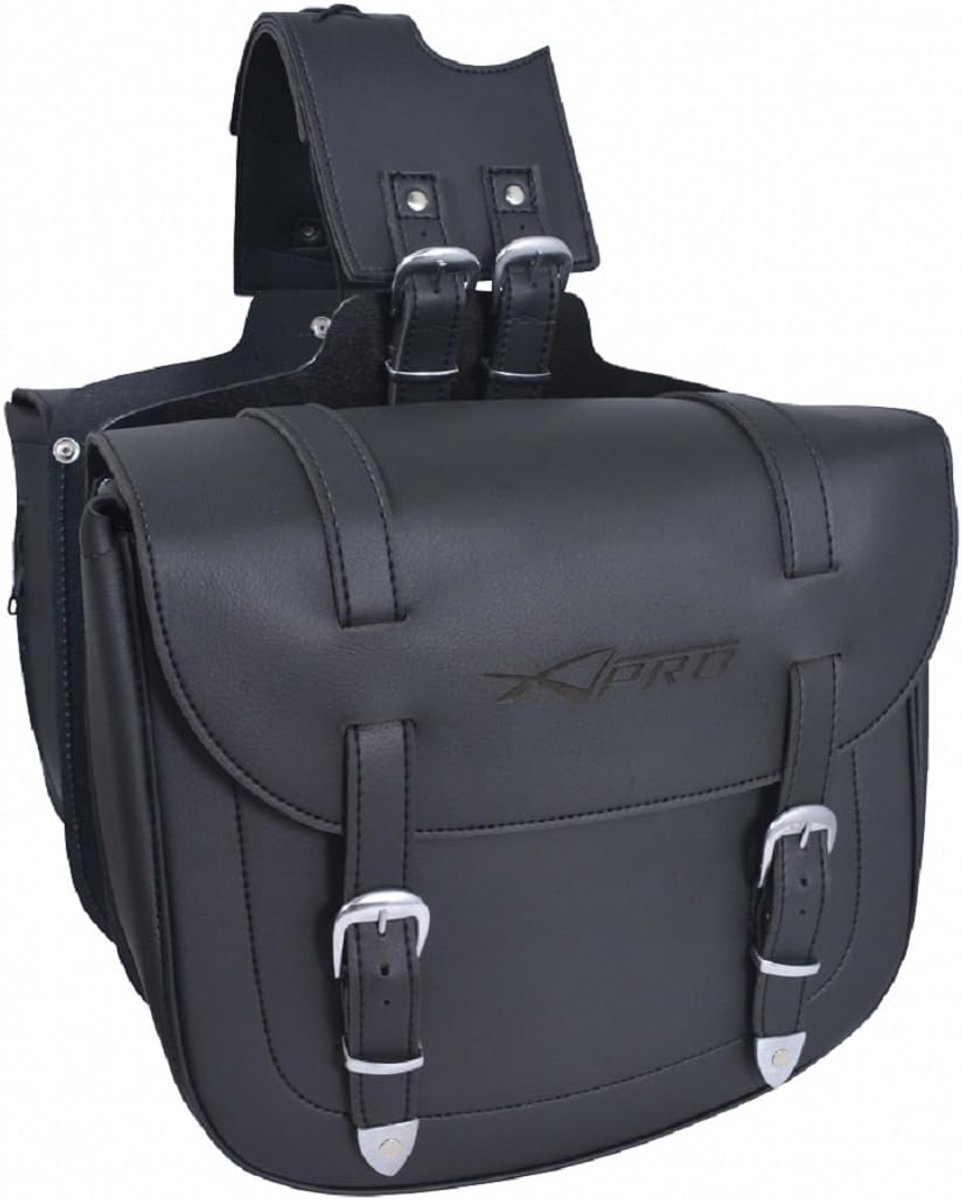 Zadeltas motorfiets 15 liter - zwart - elegant ontwerp - voor unieke uitstraling - ShopVlot