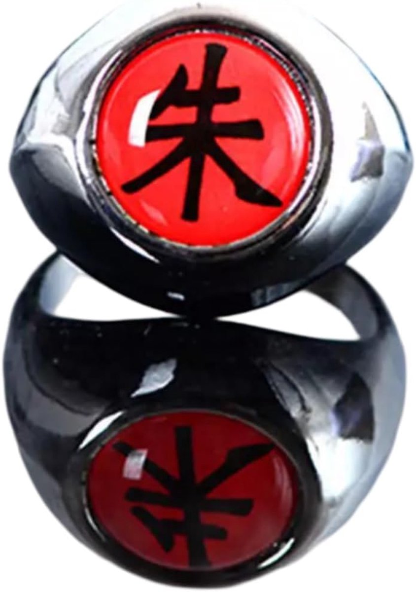 Ringen van de organisatie Ninja - Cosplay - verstelbaar van metaal - eenheidsmaat - zonsopgang, 52.5 mm, Zink, Geen edelsteen