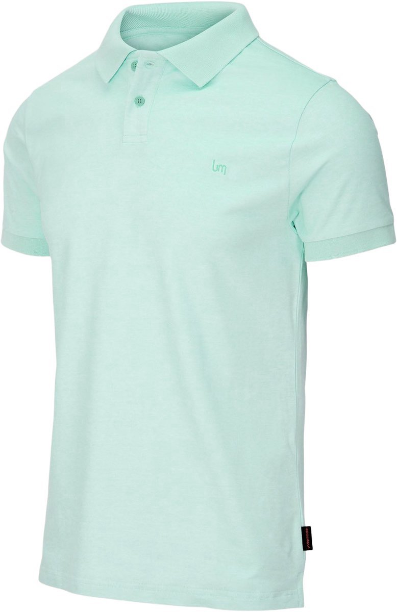 Undiemeister Polo Shirt Heren - Slim Fit - Anti-kreuk - ECOCELL™ Lyocell - Ocean Clear (Mintgroen) - Maat M