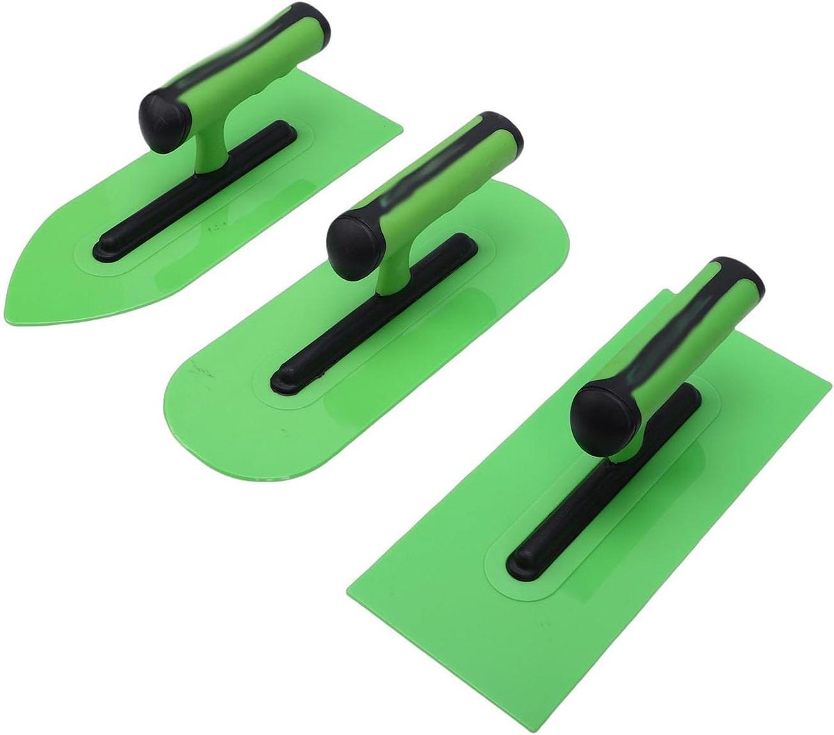 Plastic Troffelset - Afwerkingsgereedschap - Glad Maken - Geen Krassen - 10 Inch - Grijs