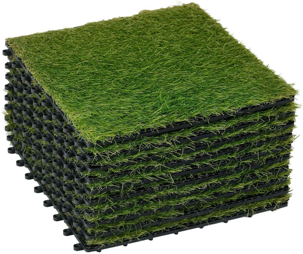 Kunstgras Mat – Realistisch, UV-bestendig en Drainage Kunstgras voor Balkon, Tuin en Dieren – Gemakkelijk te Leggen en Onderhoudsvrij