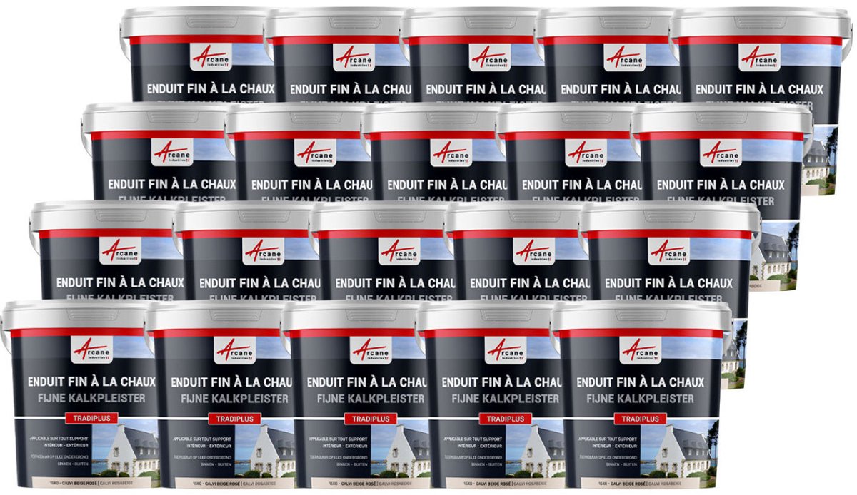Fijne kalkpleister voor binnen- en buitendecoratie - TRADIPLUS