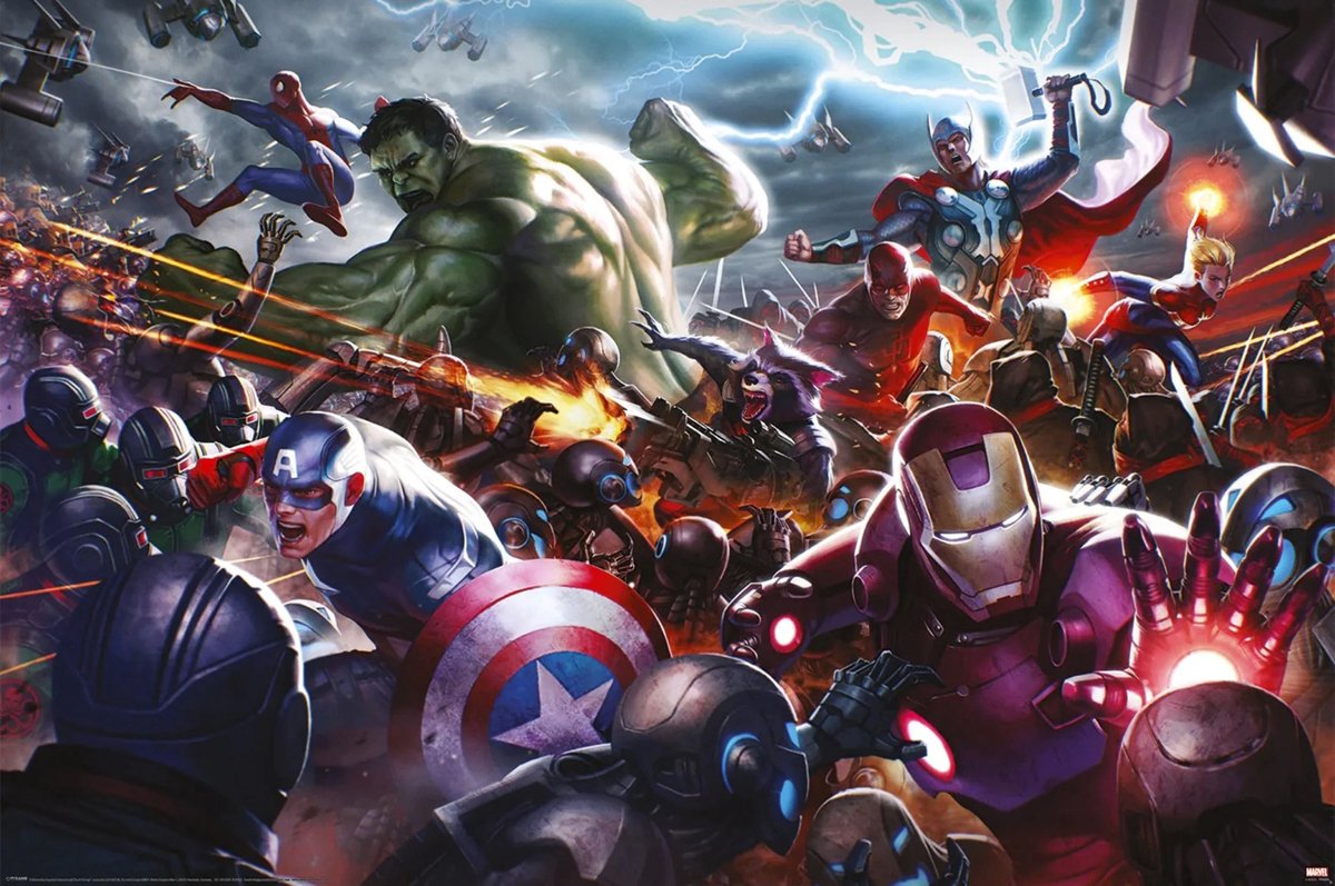 Pyramid Poster Marvel - Future Fight Heroes Assault 61x91,5cm Divers