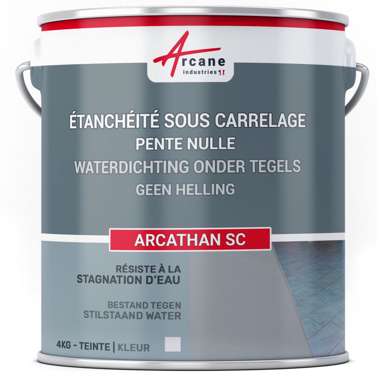 Waterdichtingshars onder tegels en terrastegels op plots: ARCATHAN SC