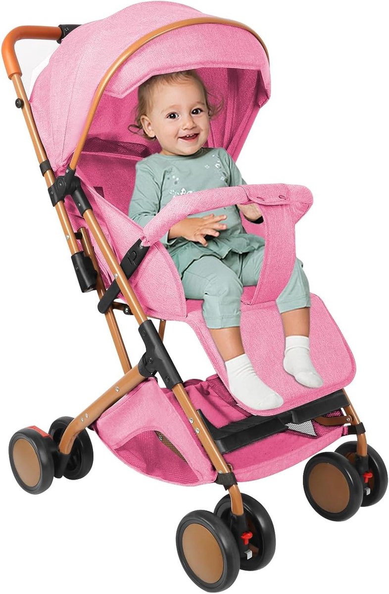 Kinderdriewieler - Loopfiets - Buiten spelen - Omkeerbare zitting - Tot 25 kg - Roze
