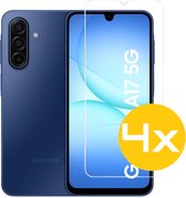 Screenprotector Geschikt Voor Samsung Galaxy A17 - Glasplaat - Tempered Glass - 4 Stuks