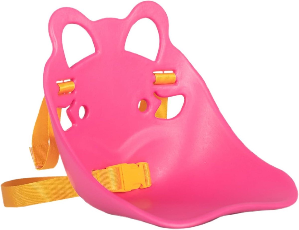 Poppenfiets achterzitje - Poppenzitje Speelgoeddrager - Poppen Meenemen - Flexibel Siliconen Design - 17 x 19 x 19 cm - Roze