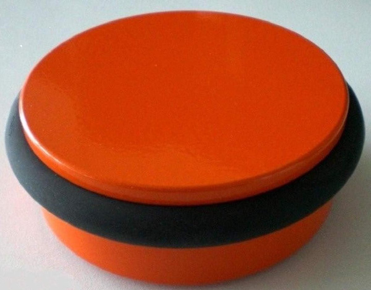 Deur Stopper - Raam Stopper - Deuren Sluiten - Origineel Ontwerp - 92 mm Diameter - Oranje