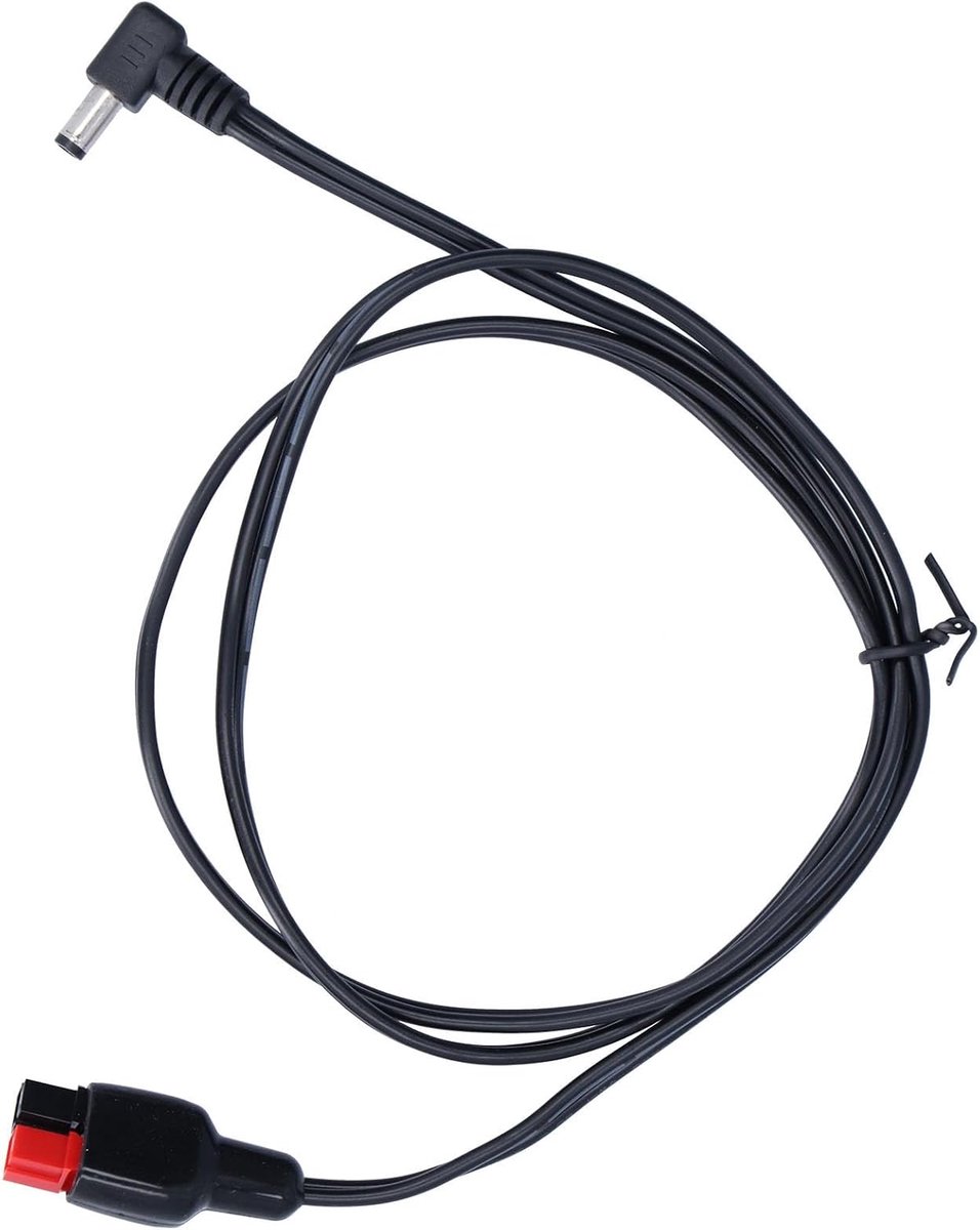 SnelShoppen - Draagbare Zwarte Lichtgewicht ABS DC Kabel voor ELECRAFT KX3 KX2 en IC-705 - Ideaal voor Radio Gebruikers