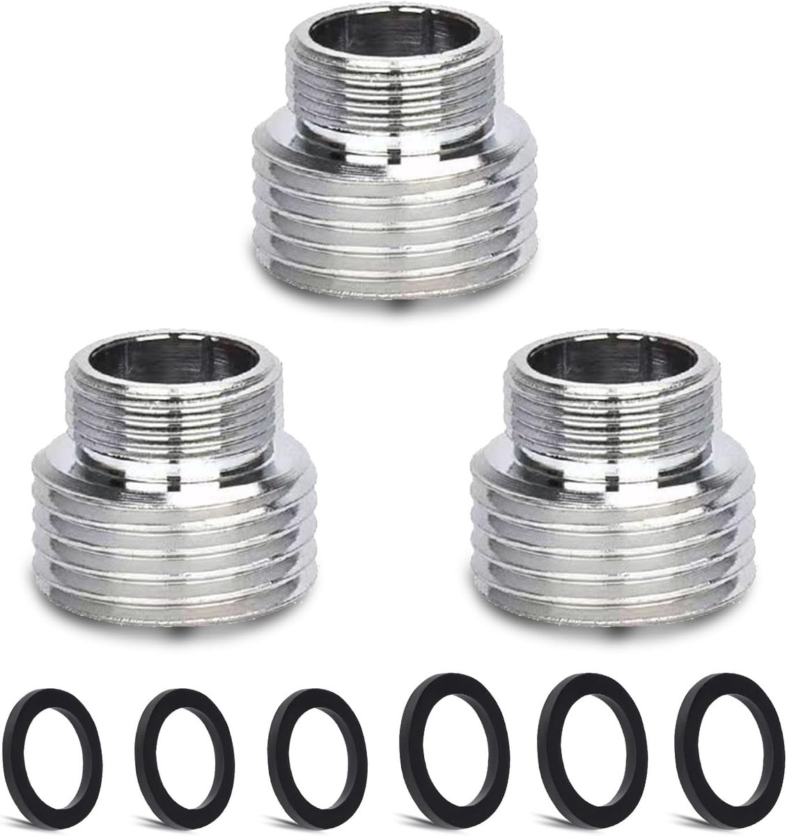 Kraanadapter set 3-delig - M20mm naar M16mm - Universele compatibiliteit - Eenvoudige installatie - ShopVlot