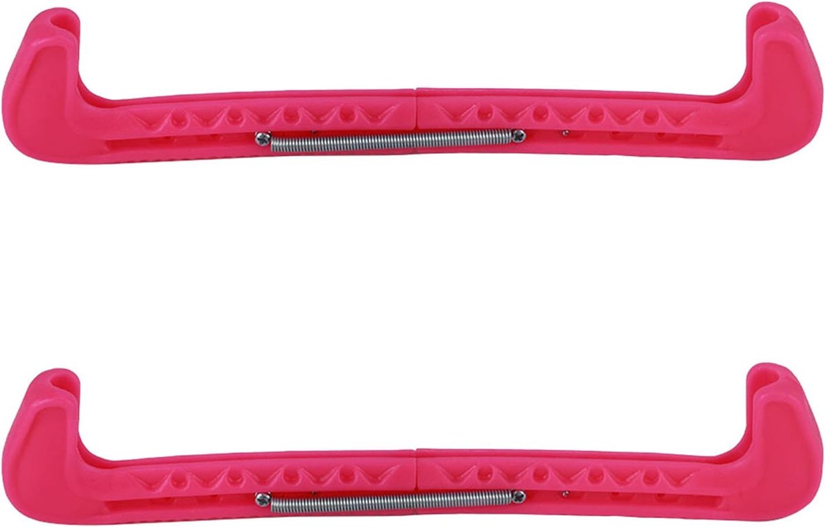 SnelShoppen - IJs Hockey Skate Beschermers, Hoge Kwaliteit Stevige Skateblad Beschermers, Duurzaam voor Schaatsen (ROZE)