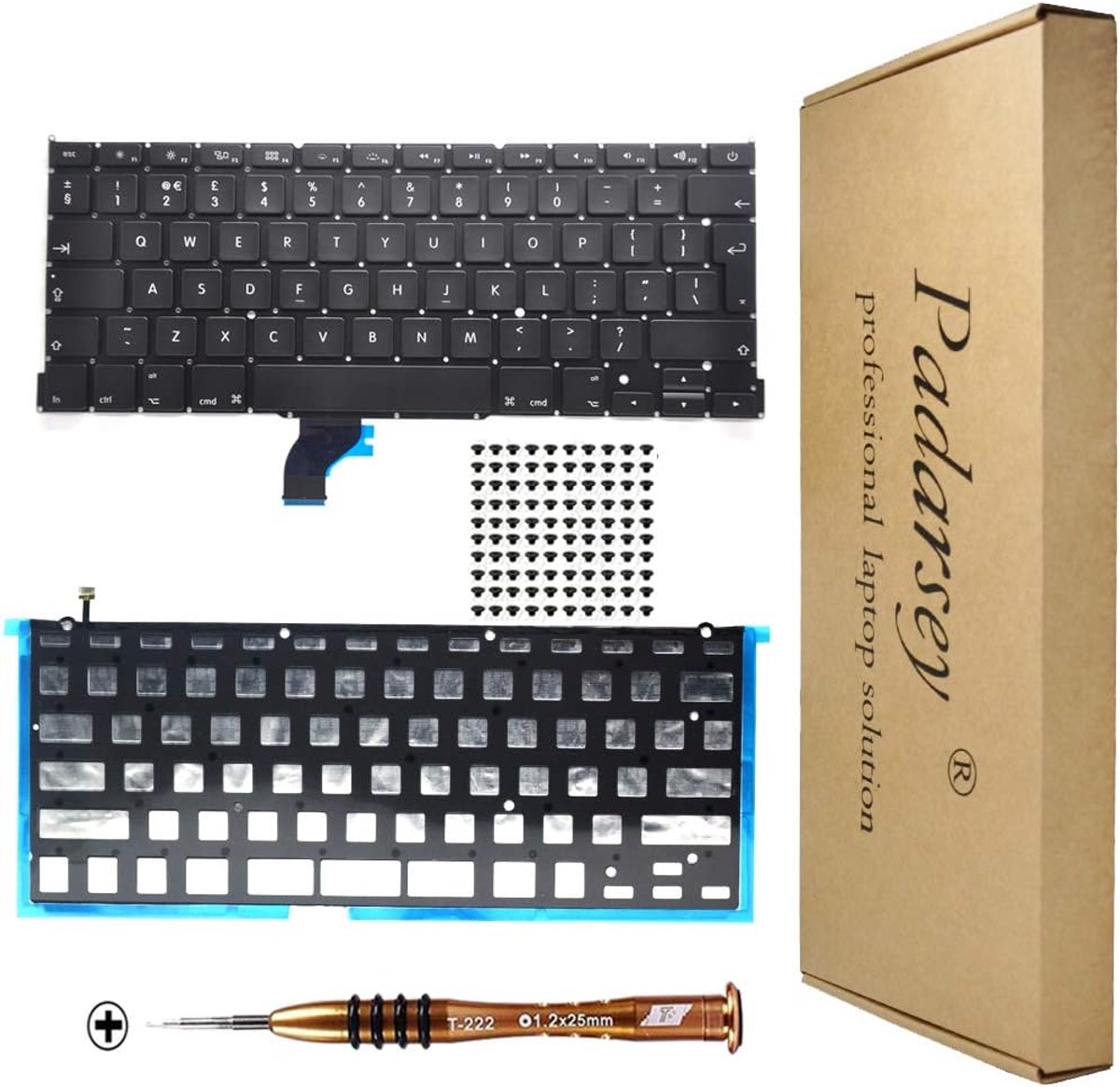 Replacement Backlight Spanish ESPAñOL Teclado Compatible with MacBook Air M2 Retina 13.6 Inch A2681 2022 Dark Blue - ShopVlot