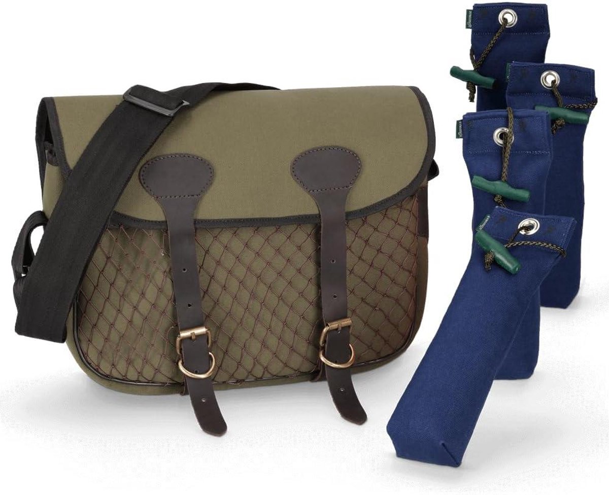 Honden Trainings Dummy Tas - Dummy Bag Hond - Hondentraining - Scheurbestendig Canvas - 35 x 28 cm - Blauw