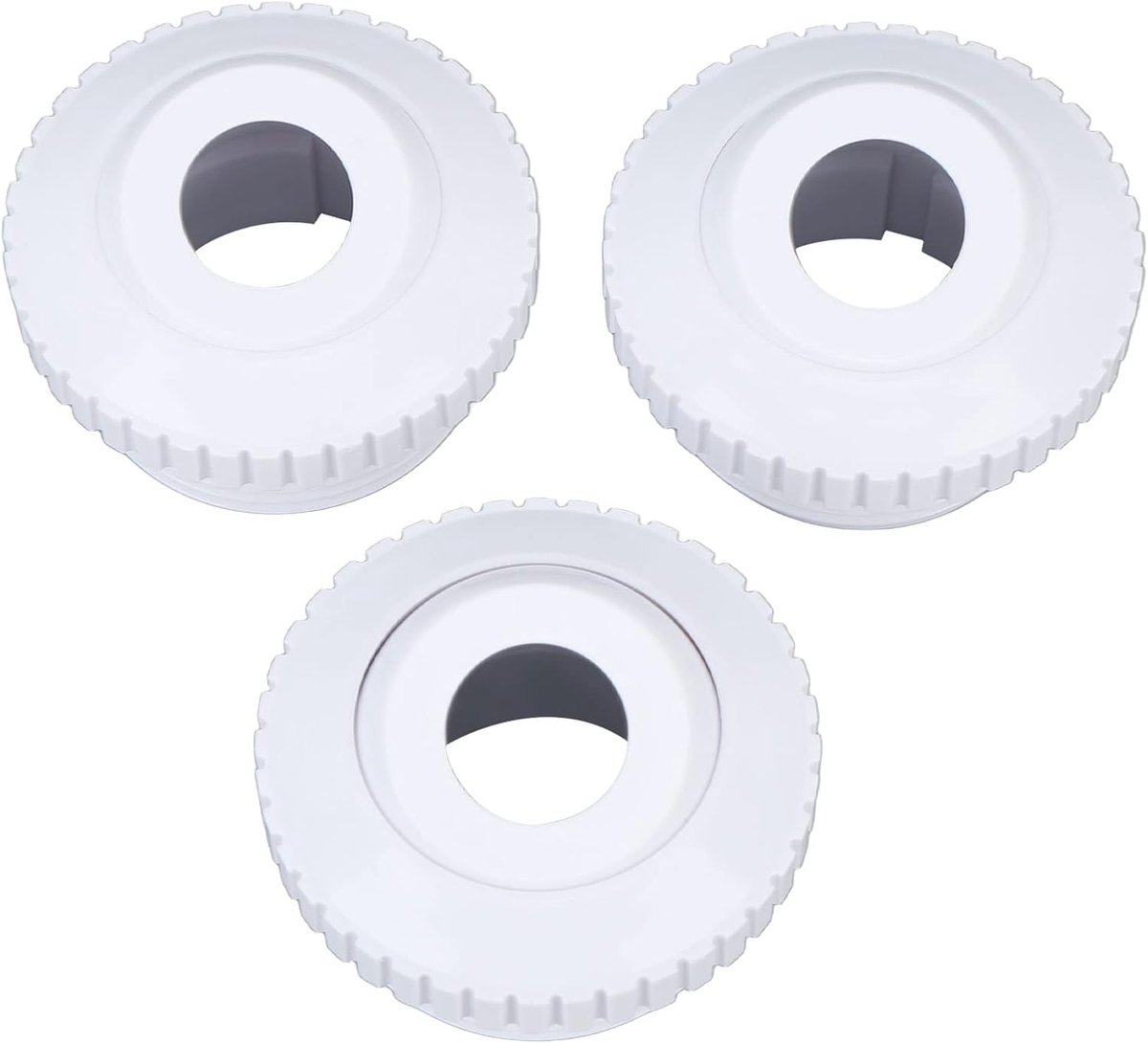 SnelShoppen - 3 Delige Pool Jet Nozzles, Verstelbare Hydrostream Retour Jet Fitting voor Zwembad en Spa, Rotatie en Instelbare Waterstroom, Geschikt v