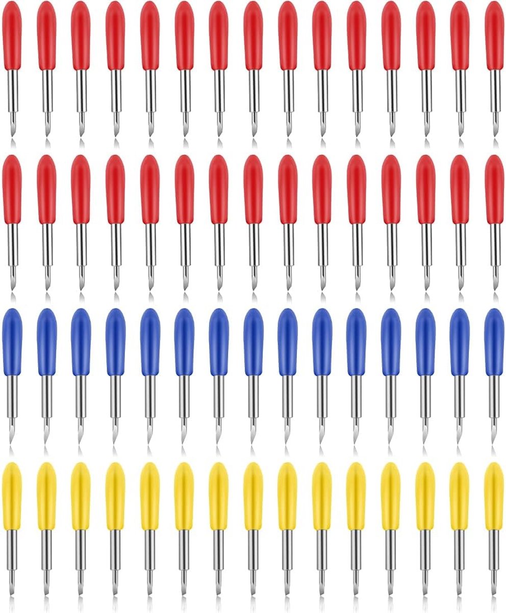 Vervangbladen set 60 stuks - 15 fijnsnijbladen en 30 standaardbladen - diep snijden - SnelShoppen