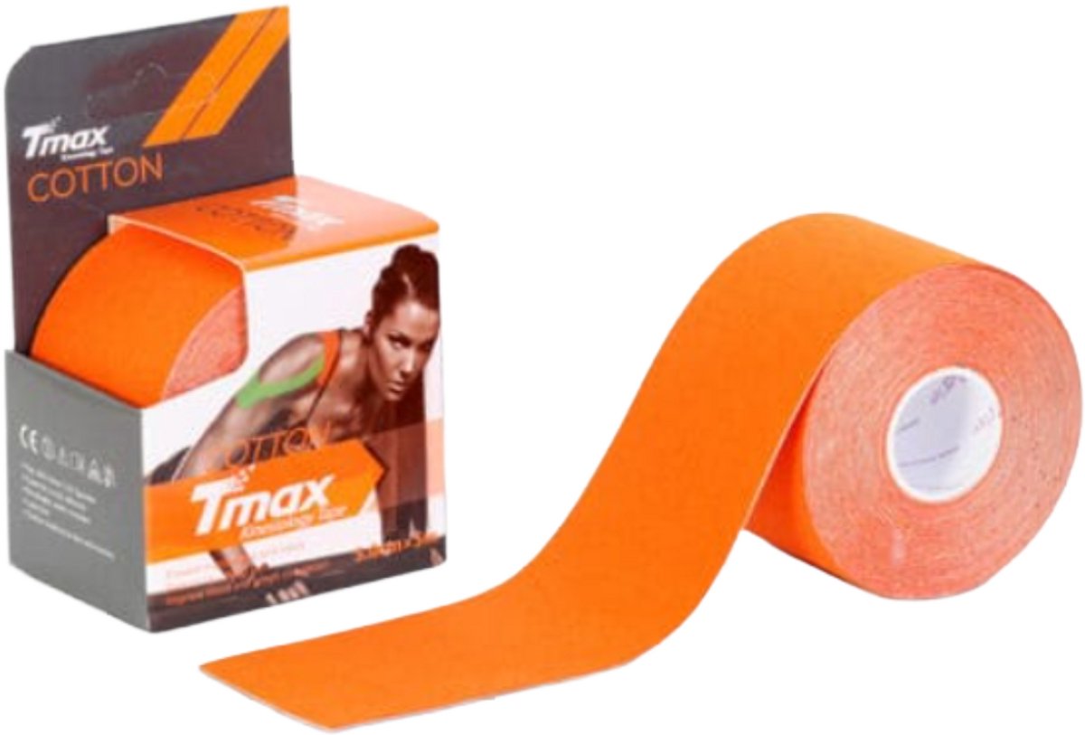 Tmax - kinesiology tape cotton - Oranje