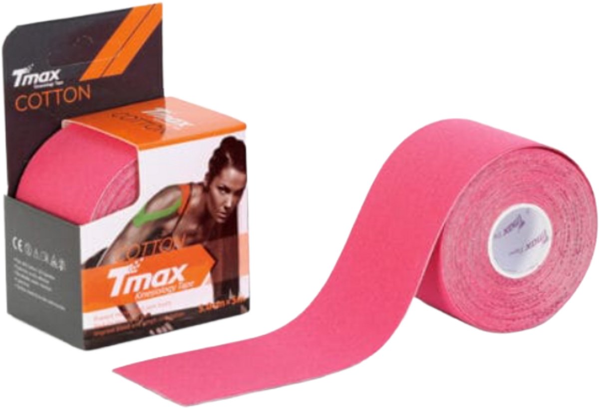 Tmax - kinesiology tape cotton - Roze