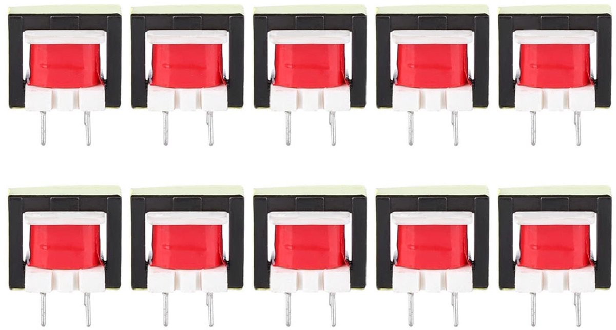 Dailygoods- Audio Transformator Hoge Betrouwbaarheid 1300:8 Ohm - Impedantieverandering - Enkele Fase - Olie-onderzocht - 10 Stuks - Zelfkoppeling - Audio Converter