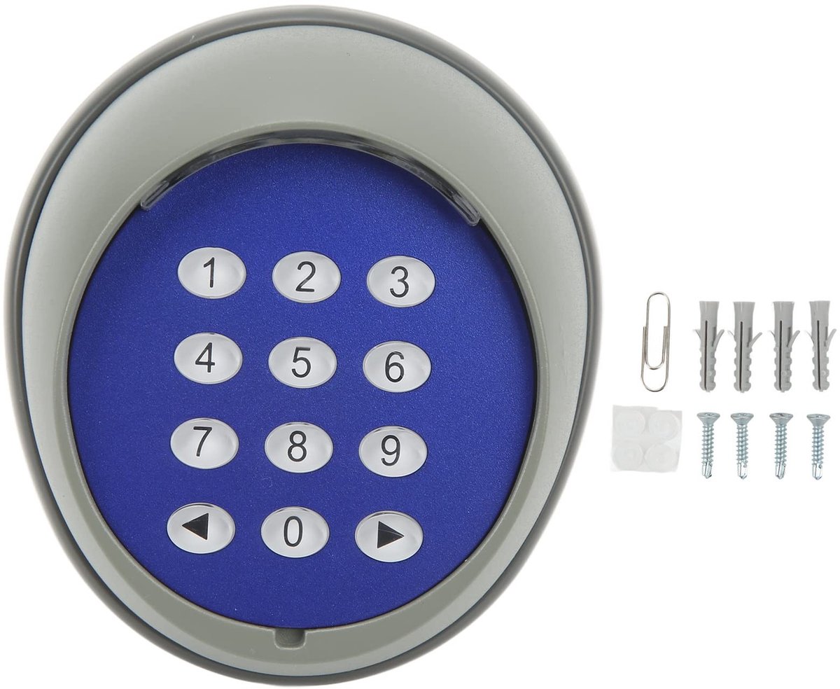 Dailygoods - Draadloos Toetsenbord - Digitale Codepaneel - Beveiligingscontrole - Compact - Buitenpoortopeneraccessoires - Automatische Deuropener - P...