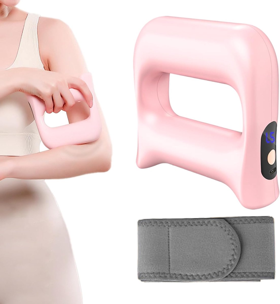 Massageapparaat Diepe Spieren - Percussie Massager - Spierherstel Bevorderen - Instelbare Intensiteit Snelheid - 16 x 9 x 193 cm