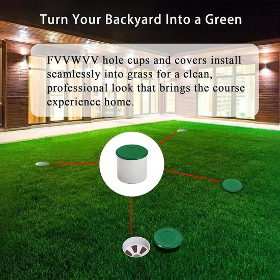 Oefenbeker Golf - Putting Cup - Golfvaardigheid Verbeteren - Draagbaar Ontwerp - 10.8 cm - Meerkleurig — afbeelding 2