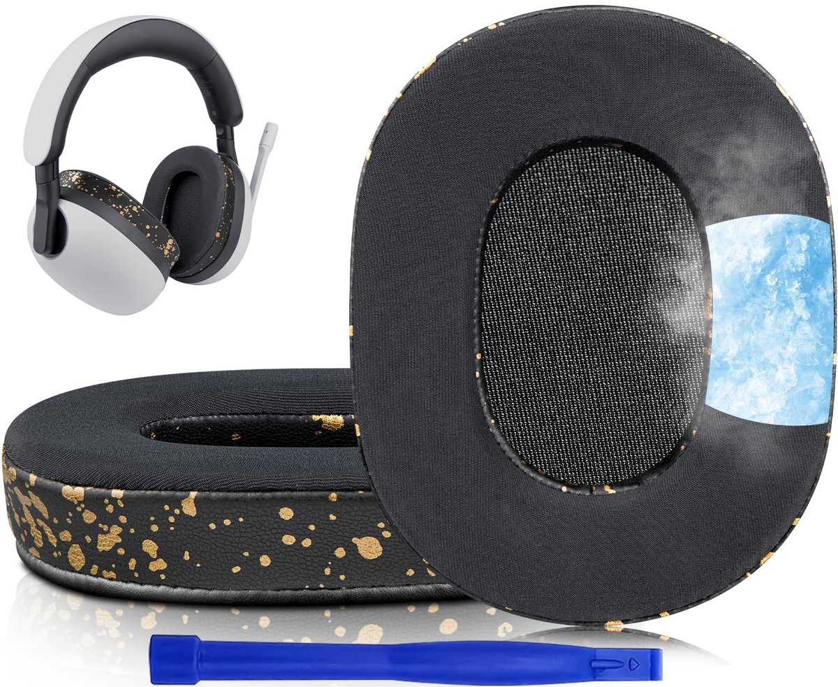 Dailygoods - SOULWIT Vervangende Oorkussens voor de Sony Inzone H7 (WH-G700) / H9 (WH-G900N) Draadloze Gaming Headset, Earpads Cushions met Geluidsisolatieschuim, IJs Zijde Stof