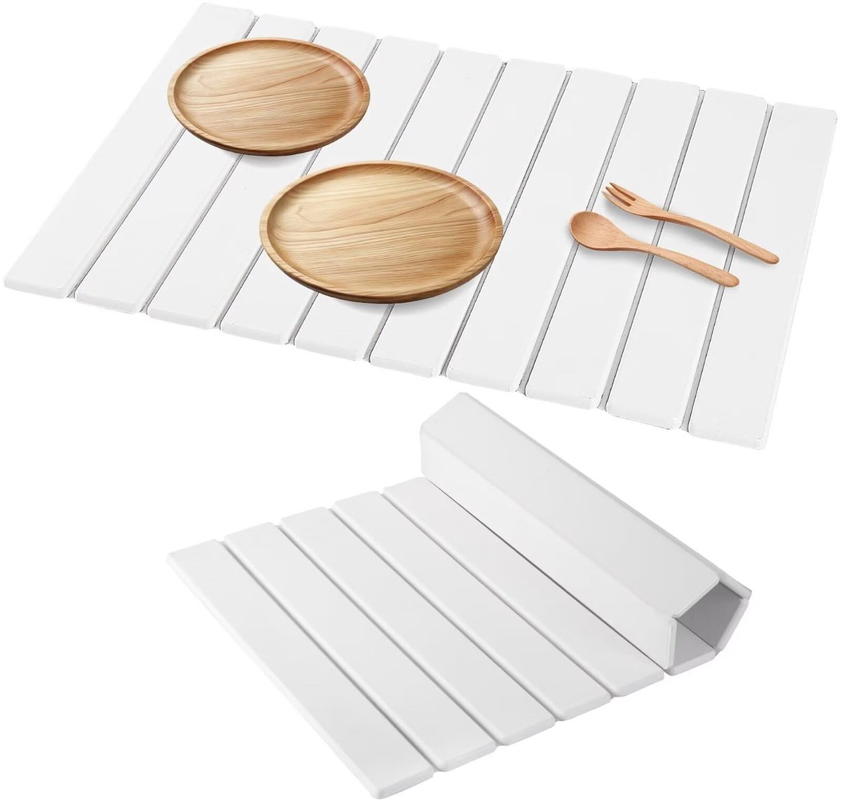 Dailygoods- Antislipmat Diatomeeënaarde - Inklapbaar - Keuken - Badkamer - Douche - Snel drogend - Droogmat