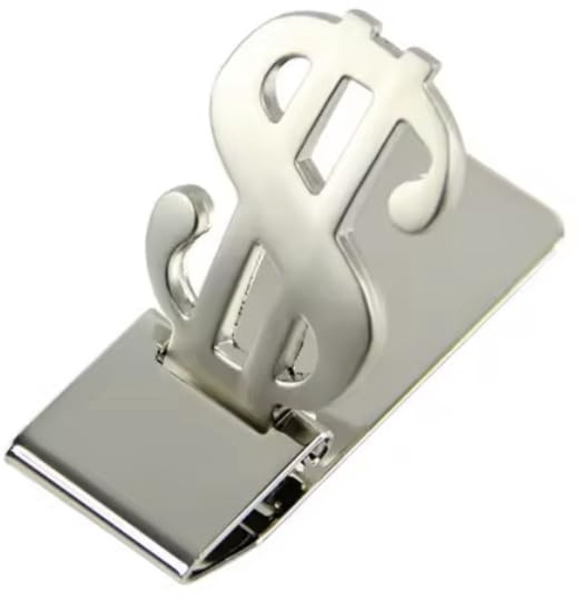 Dailygoods- Geldclip Stijlvol en Functioneel - Geldclip voor Briefgeld - Pasjeshouder - Hoogwaardig Staal - Money Design - Gemakkelijk Geld Beheren - Geldklem