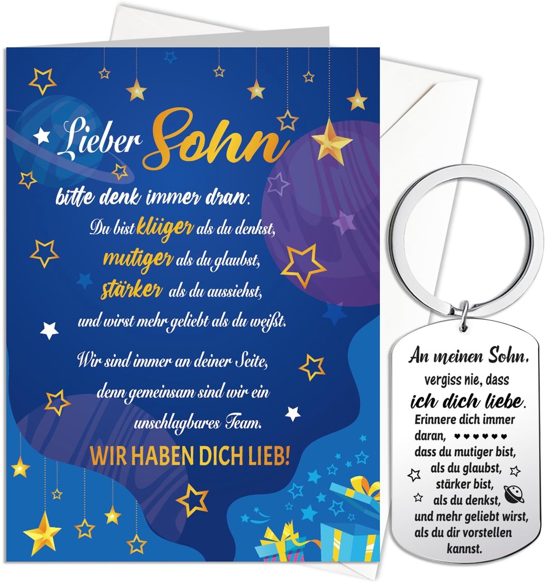 Dailygoods- Wenskaart Exclusief voor Zoon - Verjaardagskaart - Wenskaart voor Speciale Momenten - Wenskaart voor No?l - Wenskaart voor Nieuwjaar - Uniek Ontwerp
