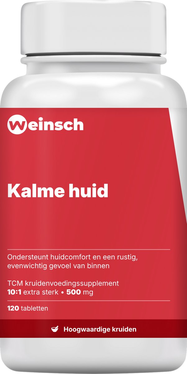 Weinsch Kalme huid (Xiao Feng Pian) | 10:1 extra sterk | 500mg | 120 tabletten