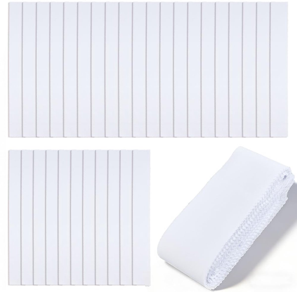 Solidchoice- Quiltstof 40 Stuks - Katoenen Stof Strips - Effen Kleur - 50 x 6,5 cm - Handgemaakt - Creatief Naaien - Stofstrips