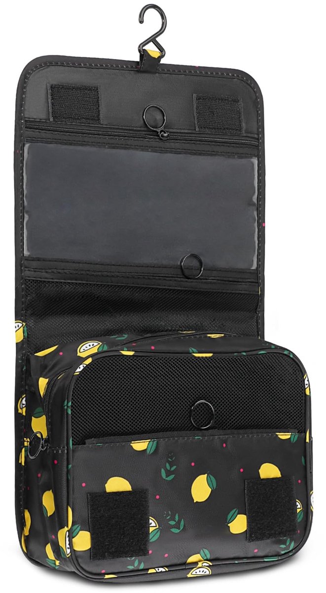 Solidchoice - Opvouwbare hangende toilettas - Waterdichte make-up organizer met haak