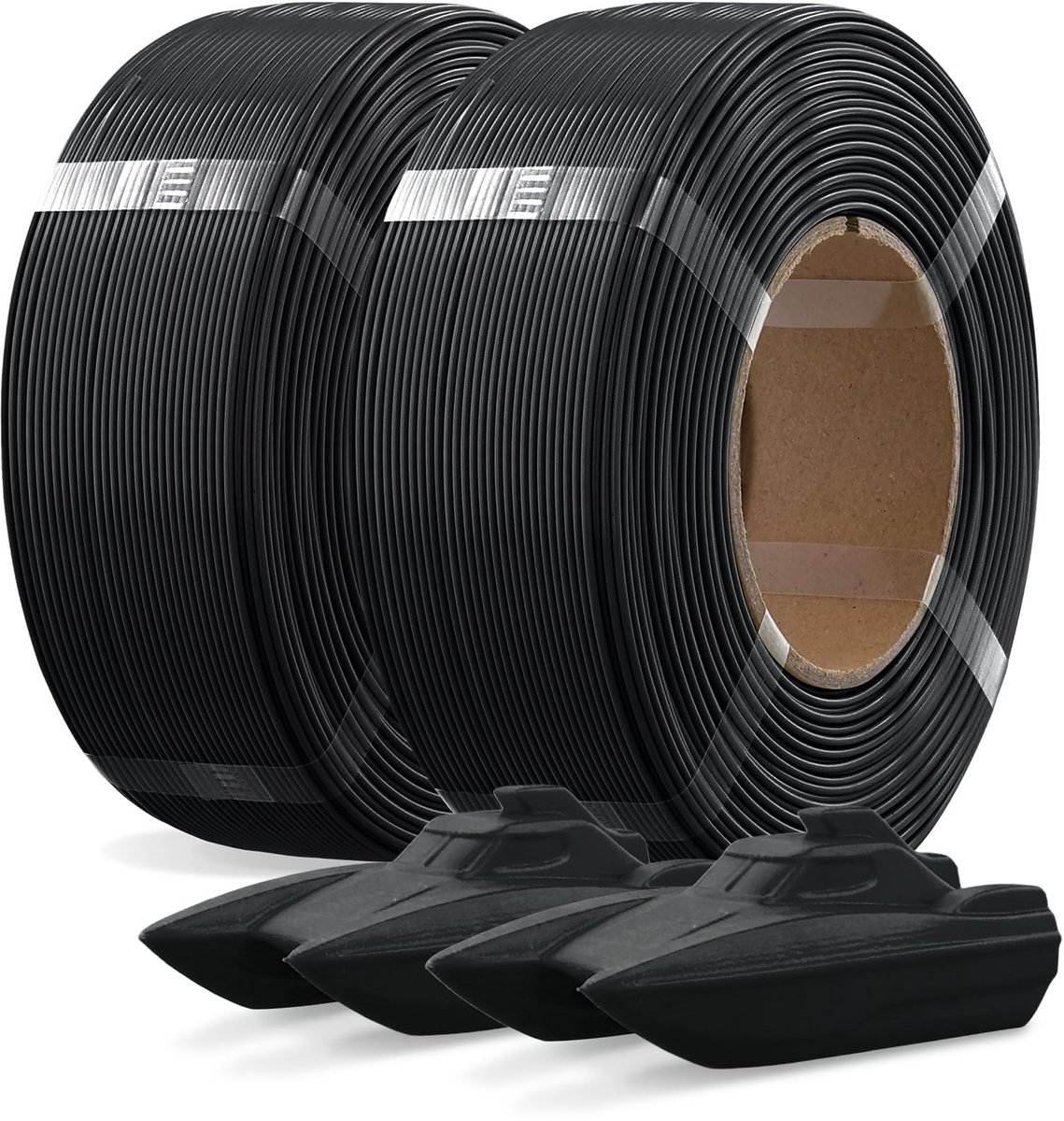 Solidchoice- PETG Filament 1,75 mm - Spoelloos - 2 kg - Zwart - Hoge Precisie +/- 0,02 mm - Duurzaam en Herbruikbaar - 3D-printer Filament