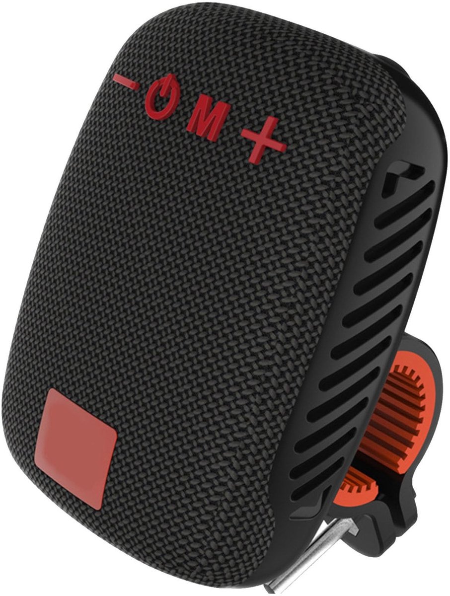 Solidchoice- Fietsluidspreker Draadloos - Waterdichte Bluetooth Luidspreker - Draagbare Radioluidspreker - 500 mAh Batterij - 10 m Draadloos Bereik - Geschikt voor Fietsen en Buitenactiviteiten - Draadloze Luidspreker