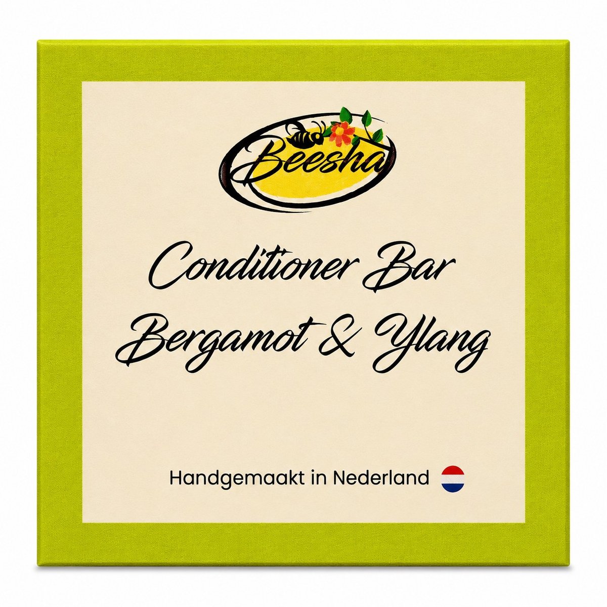 Beesha - Conditioner Bar Bergamot & Ylang - Vegan - Sulfaatvrij - Parabeenvrij - CG Proof