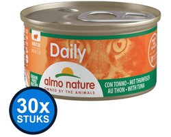 30x Almo Nature Daily - Mousse Tonijn - Kattenvoer Natvoer - 85g
