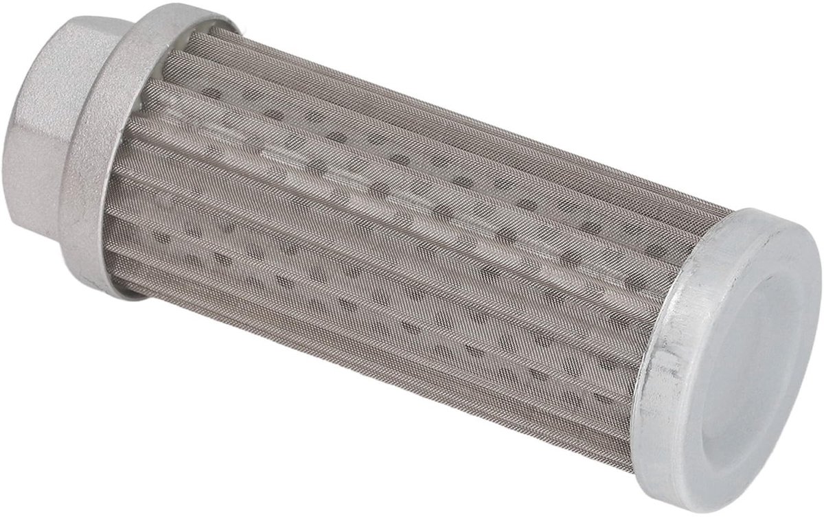 Dailygoods- Brandstofzuigfilter Roestvrij Staal - Hydraulische Zuigklep - Zeeffilterpatroon - Metalen Gaasbuisverbinding - Eenvoudig te Vervangen - Verbetering van Oliekwaliteit - Zuigfilter