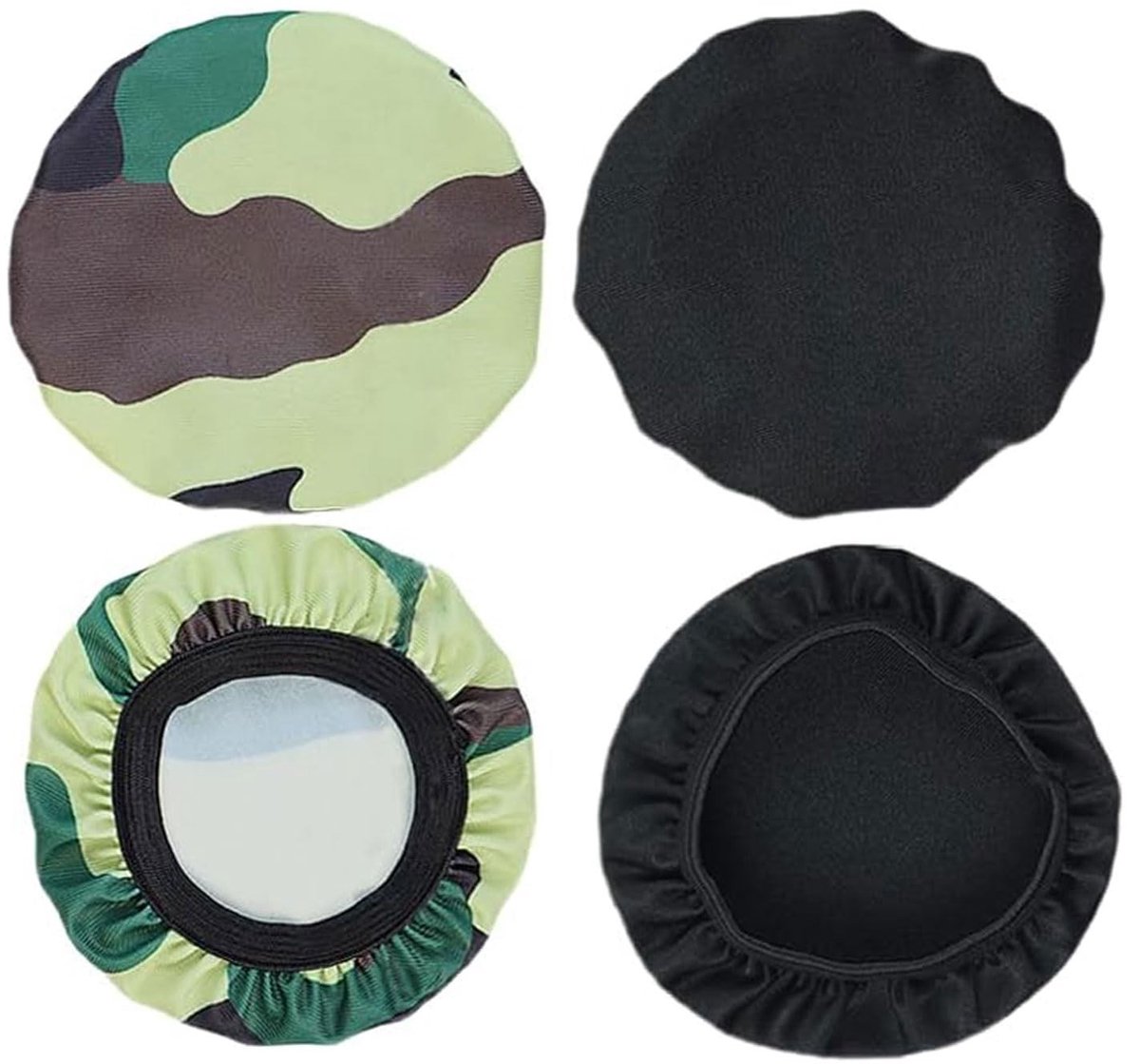 Dailygoods - Set van 4 Wasbare Hoofdtelefoonhoezen voor Oorkussens