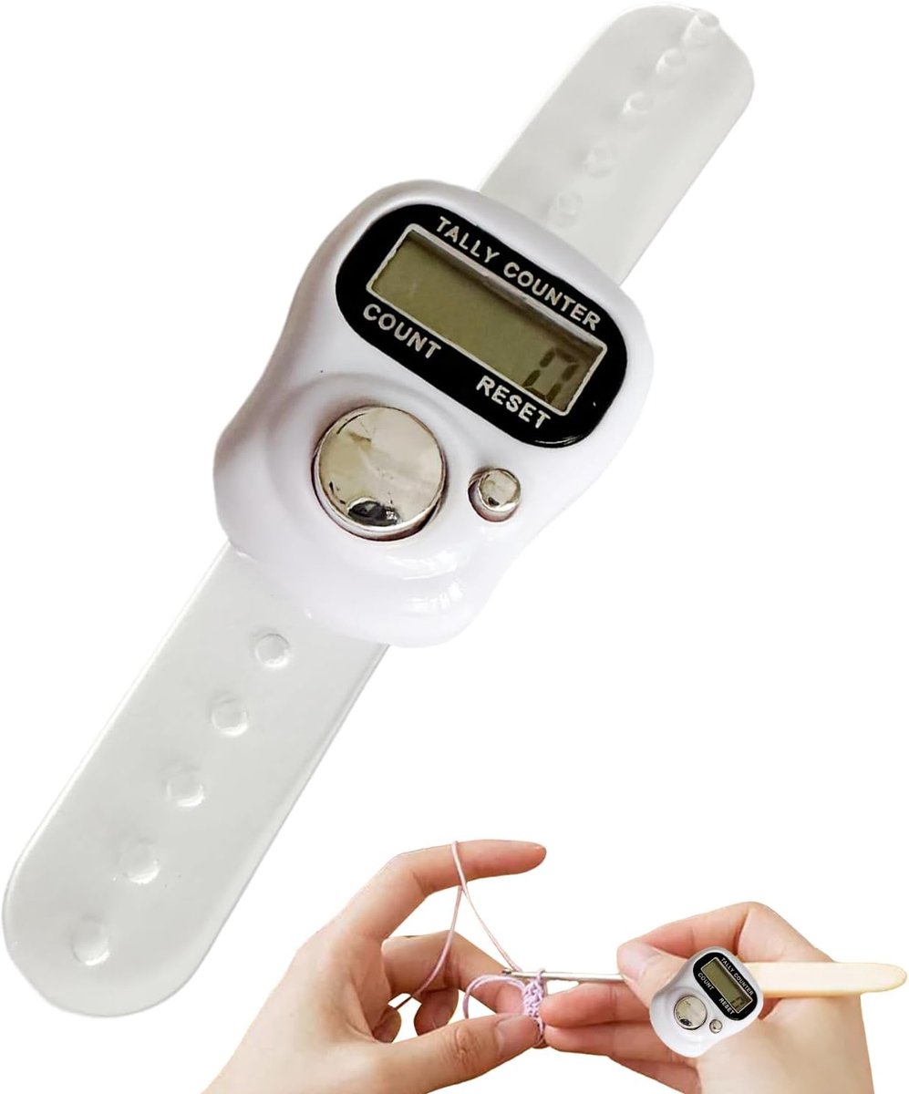Elektronische Teller - Digitale Vinger - Sport Training - Hoge Gevoeligheid - Compact Ontwerp - Wit